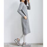 ナチュラルフィット裏起毛ワンピース ロング あったか | Dewlily | 詳細画像29 