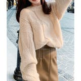 ざっくり編みケーブル風ニット レディース 秋冬 | Dewlily | 詳細画像14