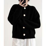 シンプルボタンニットカーディガン レディース 春秋冬 | Dewlily | 詳細画像21