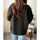 配色ラインノーカラーコート レディース 秋冬 | Dewlily | 詳細画像25 