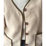 配色ラインノーカラーコート レディース 秋冬 | Dewlily | 詳細画像29 