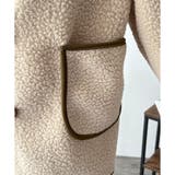 配色ラインノーカラーコート レディース 秋冬 | Dewlily | 詳細画像30 