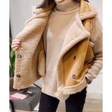 フェイクムートンボアベスト レディース 秋冬 | Dewlily | 詳細画像11 