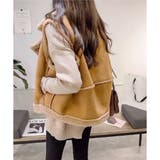 フェイクムートンボアベスト レディース 秋冬 | Dewlily | 詳細画像13 