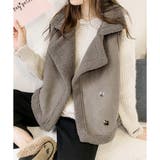 フェイクムートンボアベスト レディース 秋冬 | Dewlily | 詳細画像17 