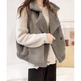 フェイクムートンボアベスト レディース 秋冬 | Dewlily | 詳細画像2 