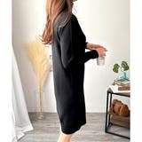 タートルネックニットロングワンピース レディース 秋冬 | Dewlily | 詳細画像17 