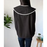 セーラー風配色リボンブラウス レディース シャツ | Dewlily | 詳細画像19 