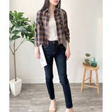 クロップド丈チェックシャツ レディース トップス | Dewlily | 詳細画像16 