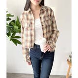 クロップド丈チェックシャツ レディース トップス | Dewlily | 詳細画像20 