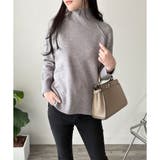 ソフトタッチハイネックニット レディース 長袖 | Dewlily | 詳細画像19 