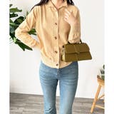 ベージュ | ソフトニットカーディガン レディース 羽織 | Dewlily