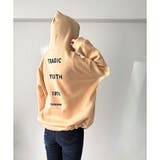 ビッグシルエットロゴジップパーカー レディース フード付き | Dewlily | 詳細画像17 