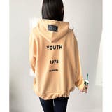 ビッグシルエットロゴジップパーカー レディース フード付き | Dewlily | 詳細画像18 