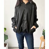 ビッグシルエットロゴジップパーカー レディース フード付き | Dewlily | 詳細画像22 