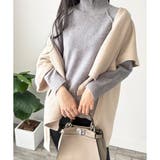 ポンチョ風ニットカーディガン レディース 羽織 | Dewlily | 詳細画像15 