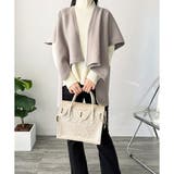 ポンチョ風ニットカーディガン レディース 羽織 | Dewlily | 詳細画像22 