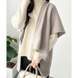 ポンチョ風ニットカーディガン レディース 羽織 | Dewlily | 詳細画像25 