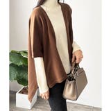 ポンチョ風ニットカーディガン レディース 羽織 | Dewlily | 詳細画像29 