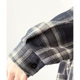 レイヤード風フード付きチェックシャツ レディース 長袖 | Dewlily | 詳細画像25 