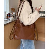 ソフトタッチ2WAYリュックショルダーバッグ レディース 大容量 | Dewlily | 詳細画像3 