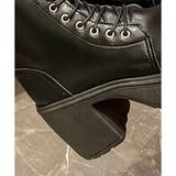 レースアップチャンキーショートブーツ レディース 厚底 | Dewlily | 詳細画像17 