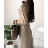 スカラ編み風ニットワンピース レディース ロング丈 | Dewlily | 詳細画像16 