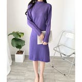 スカラ編み風ニットワンピース レディース ロング丈 | Dewlily | 詳細画像19 