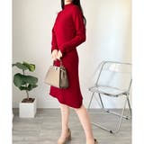 スカラ編み風ニットワンピース レディース ロング丈 | Dewlily | 詳細画像32 