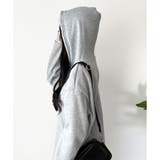 スウェットパーカーワンピース レディース 裏起毛 | Dewlily | 詳細画像15 