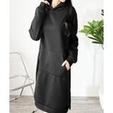 スウェットパーカーワンピース レディース 裏起毛 | Dewlily | 詳細画像19 