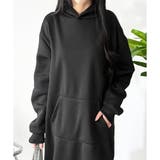 スウェットパーカーワンピース レディース 裏起毛 | Dewlily | 詳細画像21 