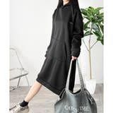 スウェットパーカーワンピース レディース 裏起毛 | Dewlily | 詳細画像24 