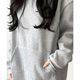 スウェットパーカーワンピース レディース 裏起毛 | Dewlily | 詳細画像27 