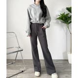 スウェットフレアパンツ レディース 裏起毛 | Dewlily | 詳細画像10 