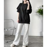 スウェットフレアパンツ レディース 裏起毛 | Dewlily | 詳細画像26 