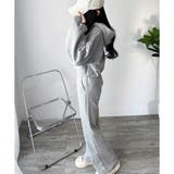 スウェットフレアパンツ レディース 裏起毛 | Dewlily | 詳細画像4 