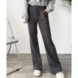 スウェットフレアパンツ レディース 裏起毛 | Dewlily | 詳細画像6 