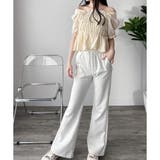 ホワイト | スウェットフレアパンツ レディース 裏起毛 | Dewlily