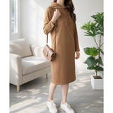 フード付きIラインロングワンピース レディース カジュアル | Dewlily | 詳細画像12