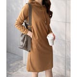 フード付きIラインロングワンピース レディース カジュアル | Dewlily | 詳細画像7