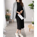 ロングスリーブTシャツワンピース レディース カジュアル | Dewlily | 詳細画像17