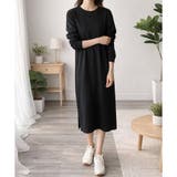 ロングスリーブTシャツワンピース レディース カジュアル | Dewlily | 詳細画像19