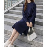ロングスリーブTシャツワンピース レディース カジュアル | Dewlily | 詳細画像26