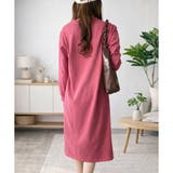 ロングスリーブTシャツワンピース レディース カジュアル | Dewlily | 詳細画像30