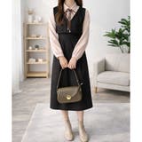 クラシカルレイヤード風ワンピース レディース カジュアル | Dewlily | 詳細画像18 