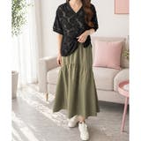 2WAY花柄シアージャガードトップス レディース 半袖 | Dewlily | 詳細画像25