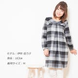 チェックビエラ前切り替えワンピース | Amulet | 詳細画像8