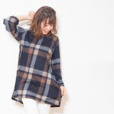 チェックフレアスリーブワンピース | Amulet | 詳細画像1