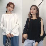 腕ボタン付きトップス | Amulet | 詳細画像1